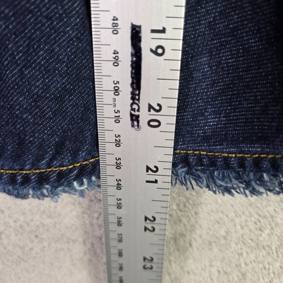 Womens Tommy Bahama Blue Denim Peplum Jacket Flared Sleeves & Frayed Hem Size S - Picture 5 of 6